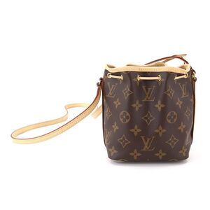 Louis Vuitton Monogram Nano Noe Shoulder Bag Brown